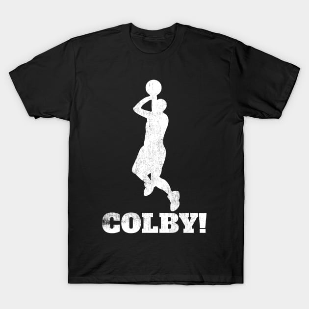 Colby Basketball Shot T-Shirt by Swagazon